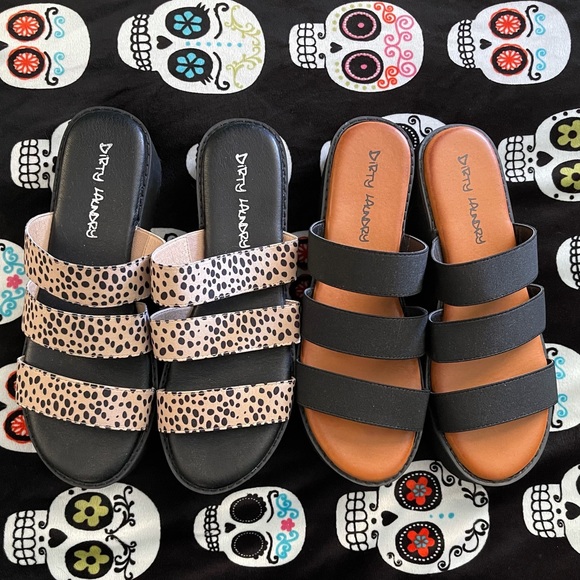 Dirty Laundry Shoes - Dirty Laundry Platform Sandals (2 for 1)